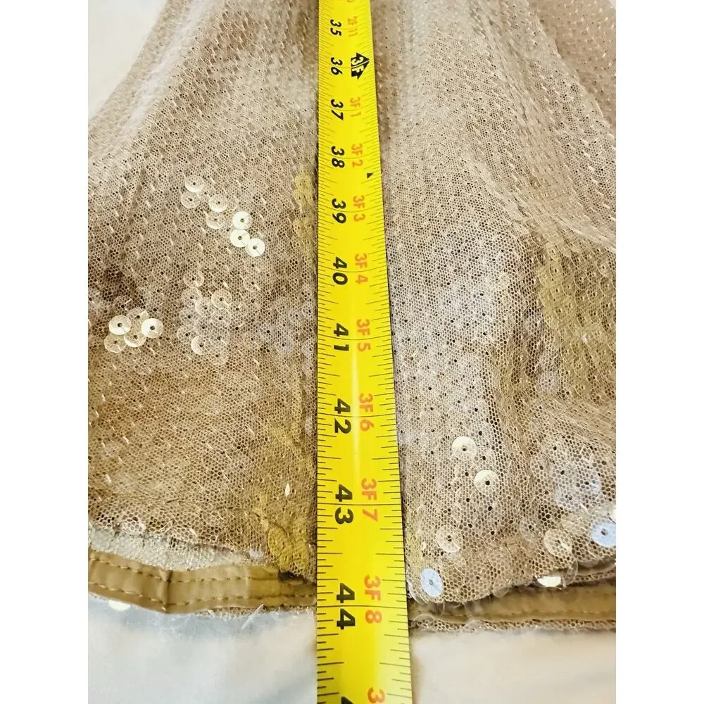 NWT Impressions Party Phase High Waist Sequin Flare Pants Small - Picture 9 of 9